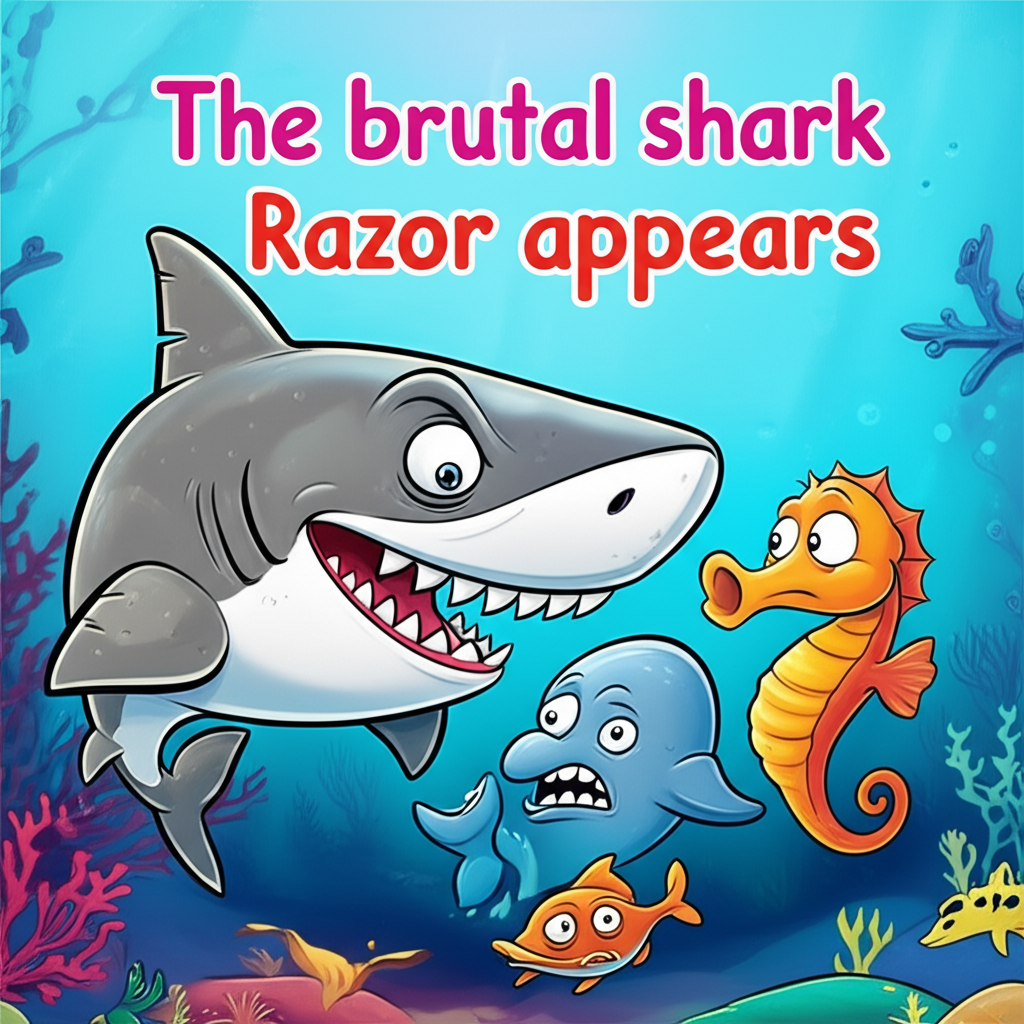 The brutal shark Razor appears